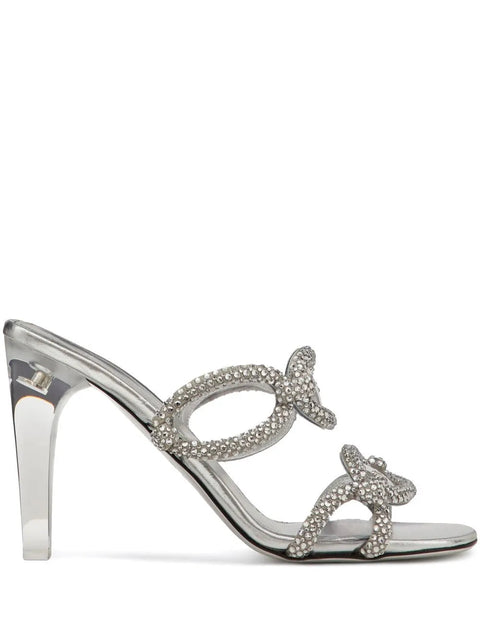 Valentino Garavani 100Mm Chain 1967 Sandals