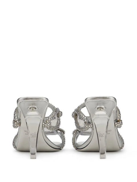Valentino Garavani 100Mm Chain 1967 Sandals