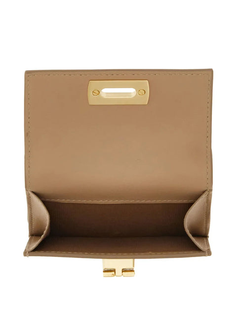 Ferragamo Gancini-Buckle Leather Wallet