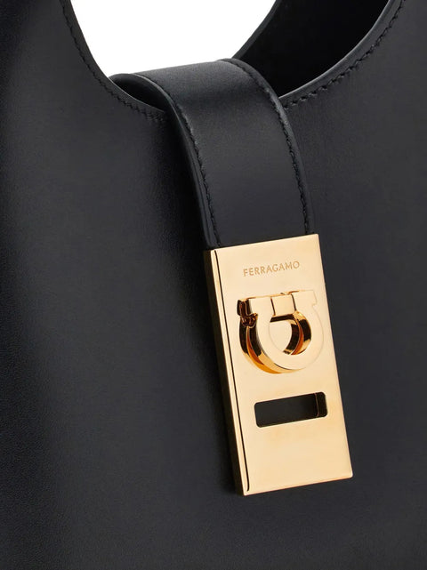 Ferragamo Mini Hobo Leather Shoulder Bag