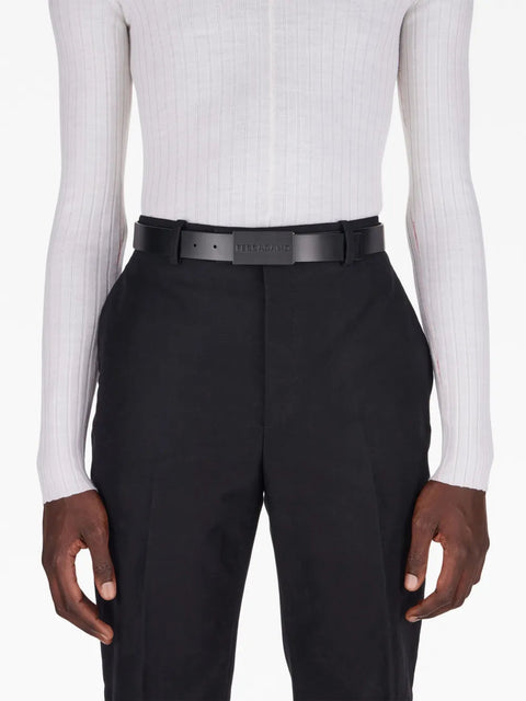 Ferragamo Logo-Engraved Buckle Leather Belt