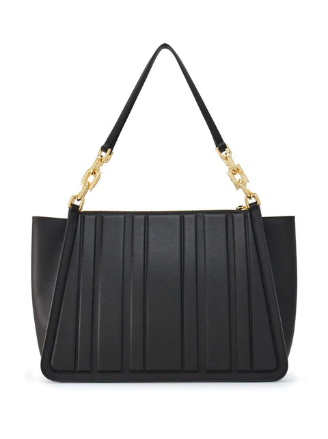 Ferragamo Panelled-Design Leather Tote Bag