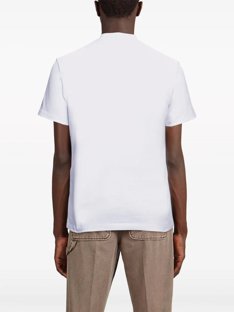 Ferragamo Stripe-Print Cotton T-Shirt