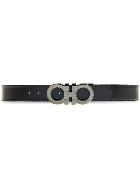 Ferragamo Gancini Reversible Leather Belt