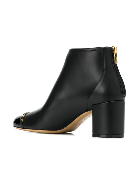 Ferragamo 95Mm Vara Chain Boots