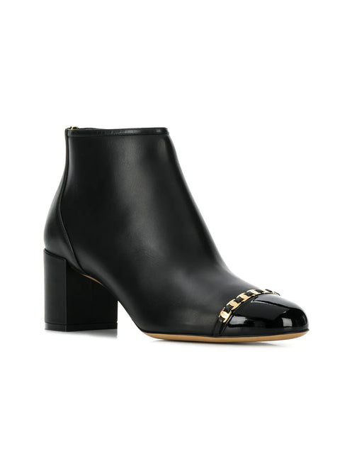 Ferragamo 95Mm Vara Chain Boots