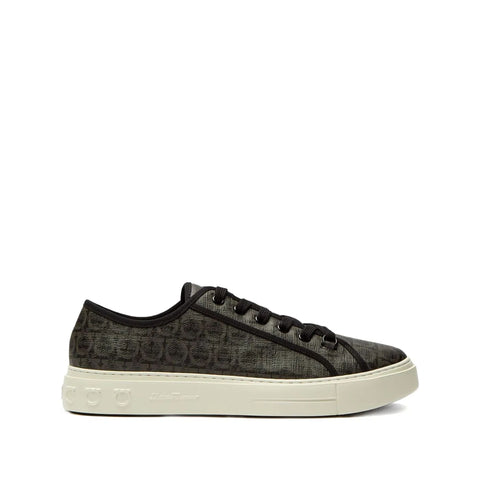 Ferragamo Anson Gancini Print Sneakers