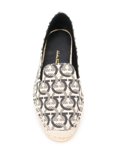 Ferragamo Gancini-Jacquard Espadrilles