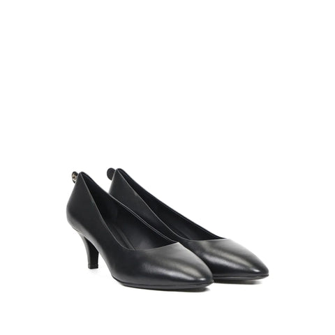 Ferragamo Leather Kitten-Heel Pumps