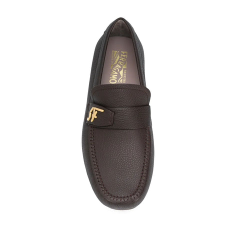 Ferragamo Signature Round Toe Loafers