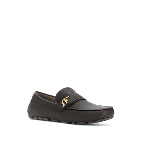 Ferragamo Signature Round Toe Loafers