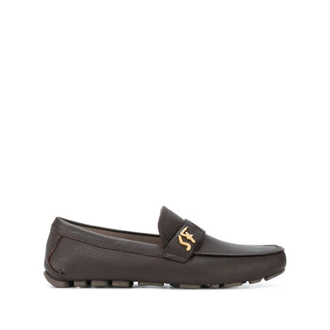 Ferragamo Signature Round Toe Loafers