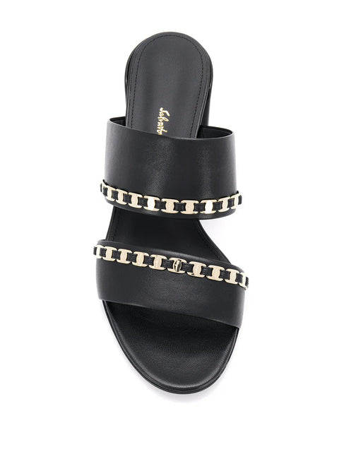 Ferragamo 60Mm Vara Chain Sandals