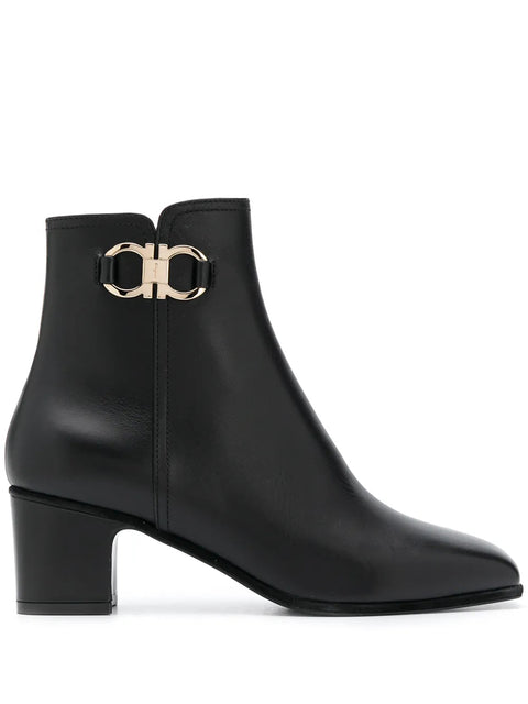 Ferragamo Leather Ankle Boots