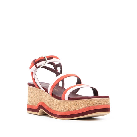 Ferragamo 75Mm Mysen Wedge Sandals