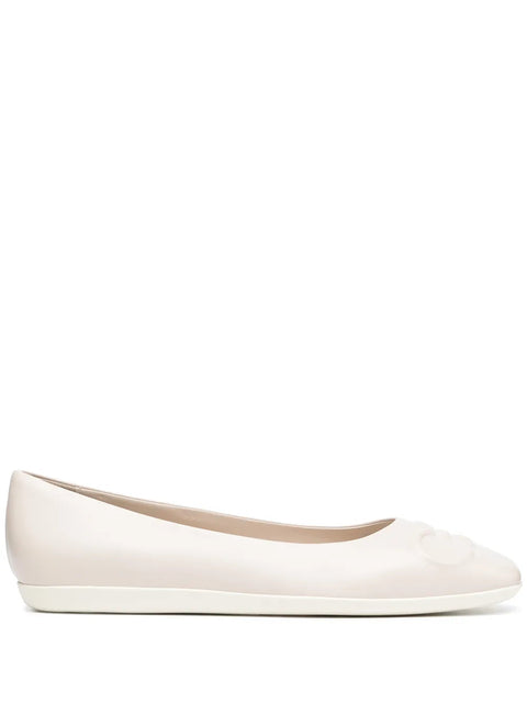 Ferragamo Gancini Ballerina Shoes