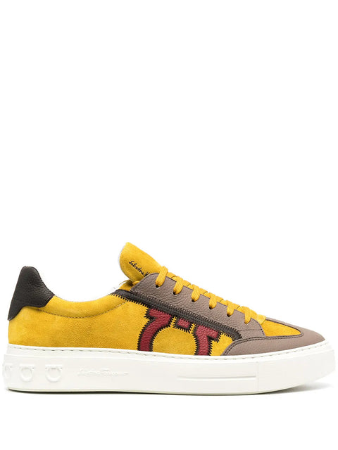 Ferragamo Gancini Colour-Block Sneakers