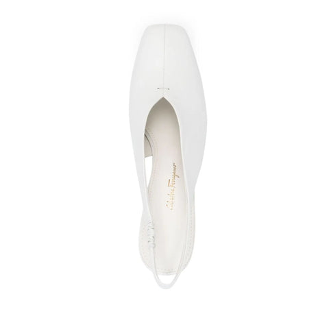 Ferragamo F-Heel 95Mm Slingback Pumps