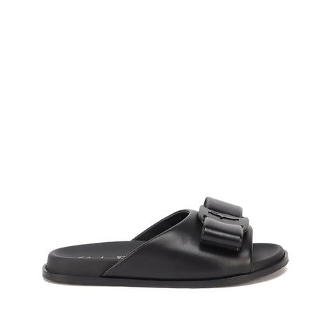 Ferragamo Vara Bow Flat Sandals