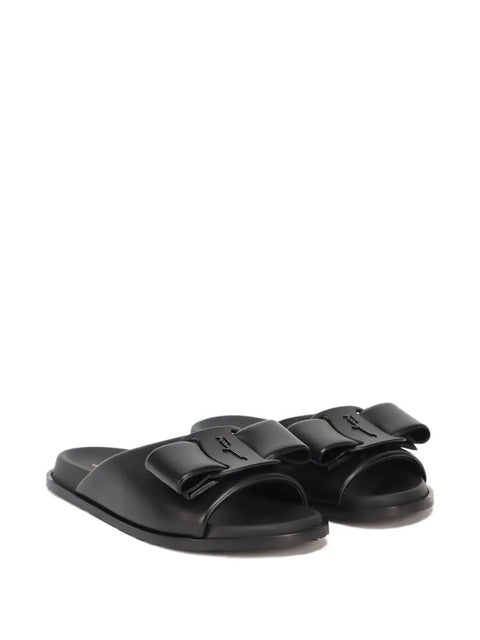 Ferragamo Vara Bow Flat Sandals