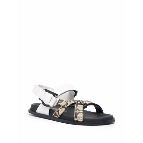 Ferragamo Open-Toe Buckled Sandals