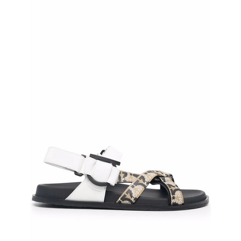 Ferragamo Open-Toe Buckled Sandals