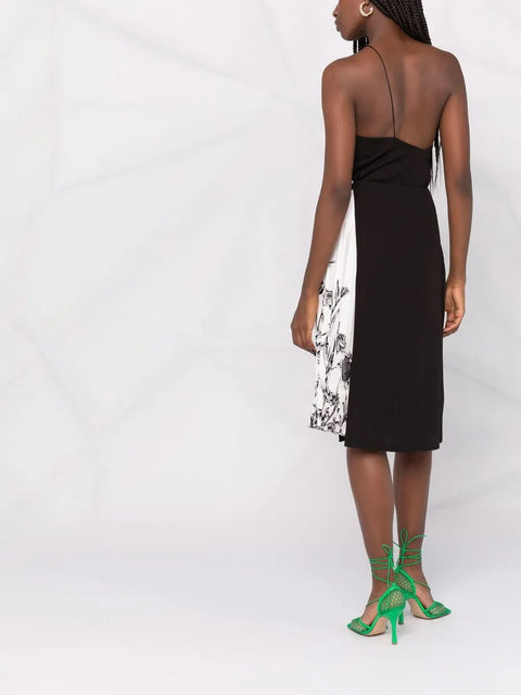 Ferragamo Pleated Silk Skirt