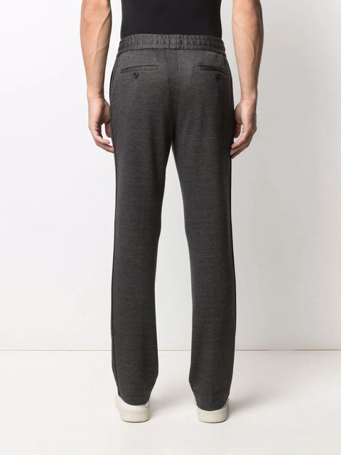 Ferragamo Elasticated-Waistband Straight-Leg Trousers