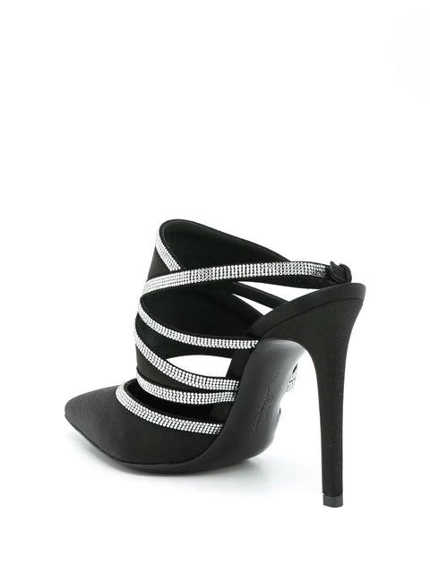 Ferragamo Delianne Crystal-Embellished Slingback 105Mm Pumps