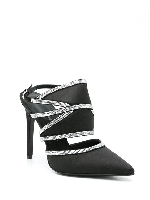 Ferragamo Delianne Crystal-Embellished Slingback 105Mm Pumps