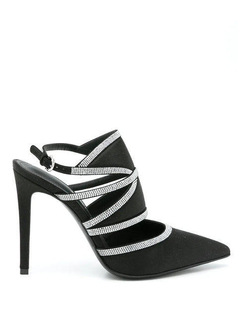 Ferragamo Delianne Crystal-Embellished Slingback 105Mm Pumps