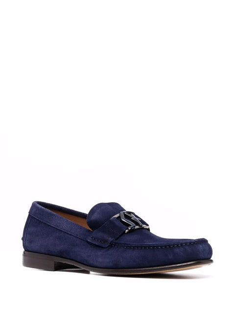Ferragamo Logo-Plaque Loafers