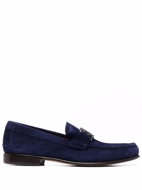 Ferragamo Logo-Plaque Loafers