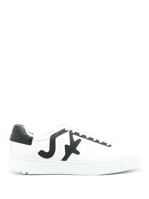 Ferragamo Sf Leather Lace Up Trainers