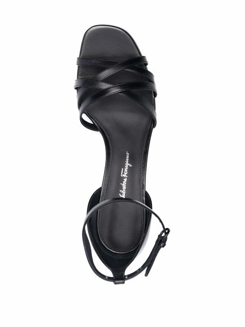 Ferragamo Strap-Detail Open-Toe Sandals