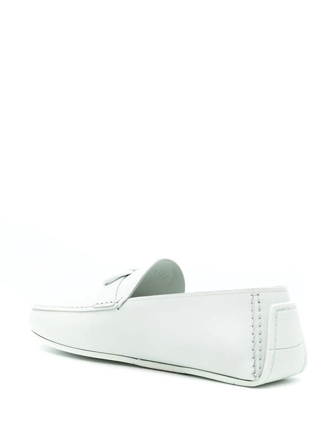 Ferragamo Gancini Calf Leather Slippers