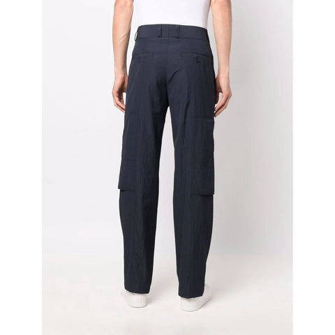 Ferragamo Multi-Pocket Seersucker Trousers