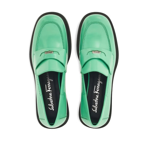 Ferragamo Peny-Strap Leather Loafers