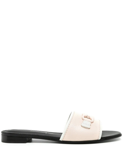 Ferragamo Rhodes Gancini-Logo Sandals