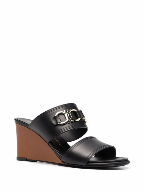 Ferragamo Horsebit-Detail Open Toe Sandals