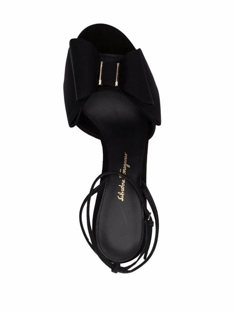 Ferragamo 95Mm Vara-Bow Detail Sandals