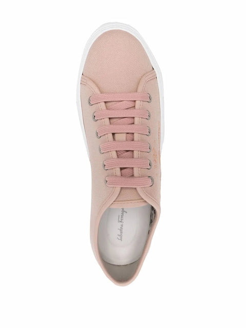 Ferragamo Logo-Embossed Low-Top Sneakers