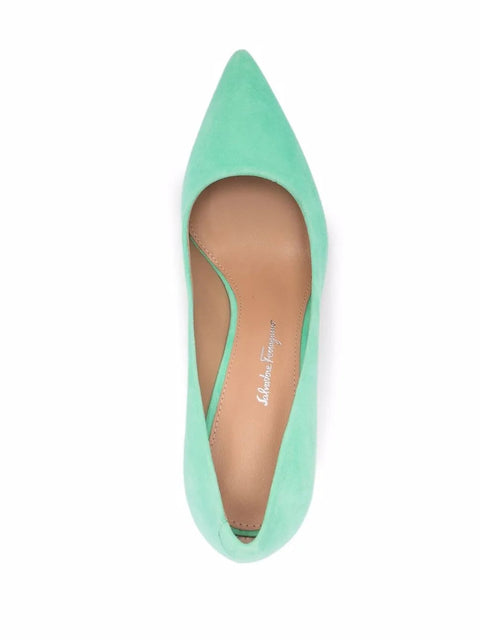 Ferragamo Ilary X5 105Mm Suede Pumps