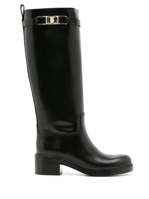 Ferragamo Gancini 55Mm Knee Boots