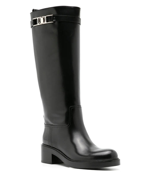 Ferragamo Gancini 55Mm Knee Boots