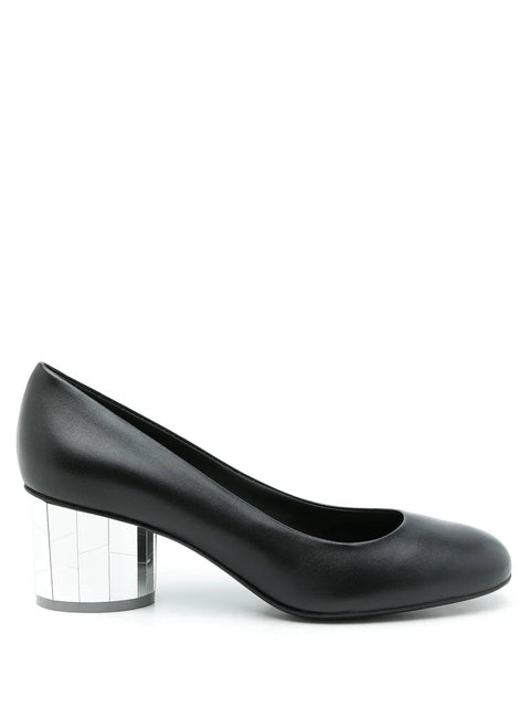 Ferragamo Farrah Slip-On Leather Pumps