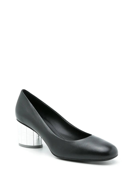 Ferragamo Farrah Slip-On Leather Pumps