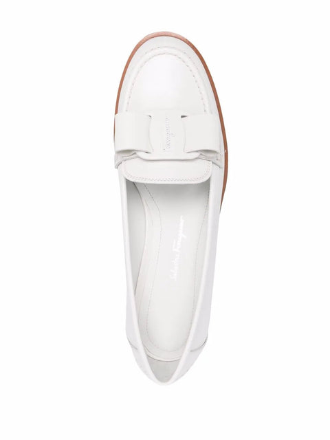 Ferragamo Viva Bow-Embellished Loafers