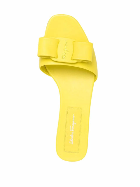 Ferragamo Vara Bow Open-Toe Sandals