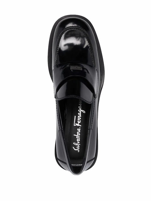 Ferragamo Nyx 30 Patent Leather Loafers